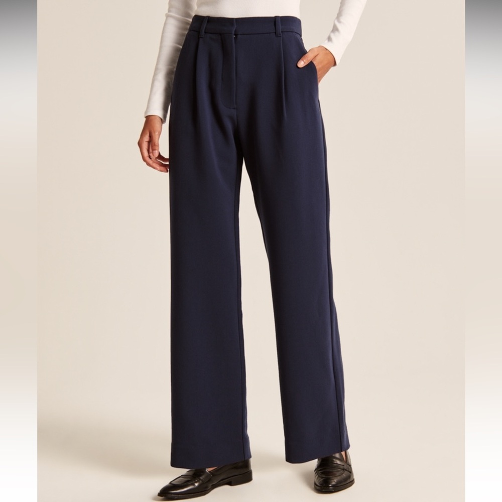 Abercrombie Tailored Relaxed High Rise Trouser (Ss)